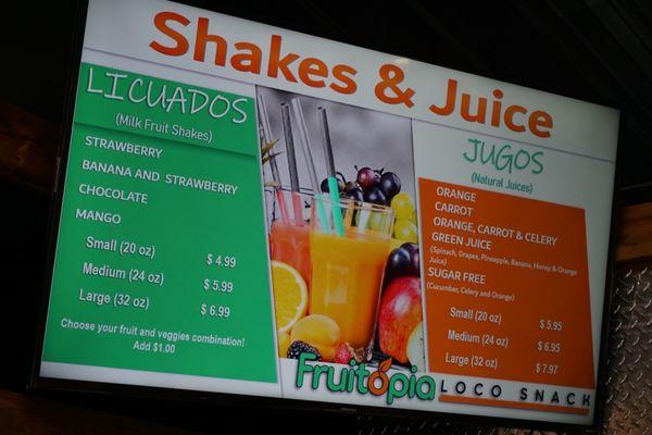 Shakes & Juices