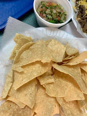 Chips with Pico de Gallo