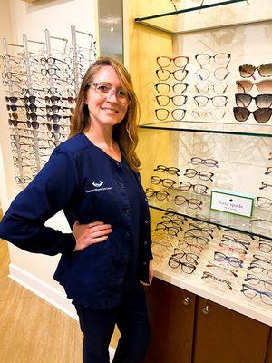 Our opticians are honored to help you select the frame which will help you feel and look your best!