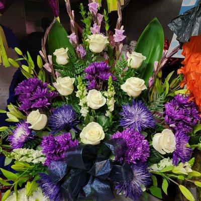 Purple arrangement