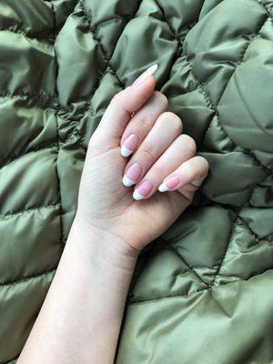 French Tip Gel Manicure