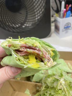 Salami wrap