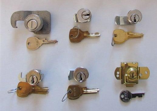 Mail box lock service is available, these are just some of the replacement mailbox lock that we carry.