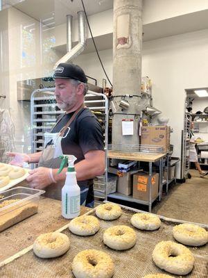 Bagels made in house