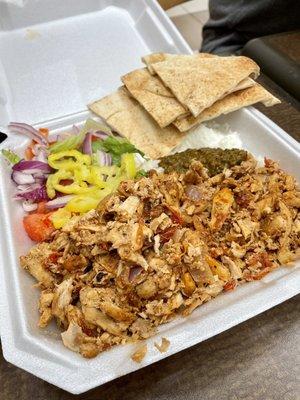 Chicken Shawarma Plate