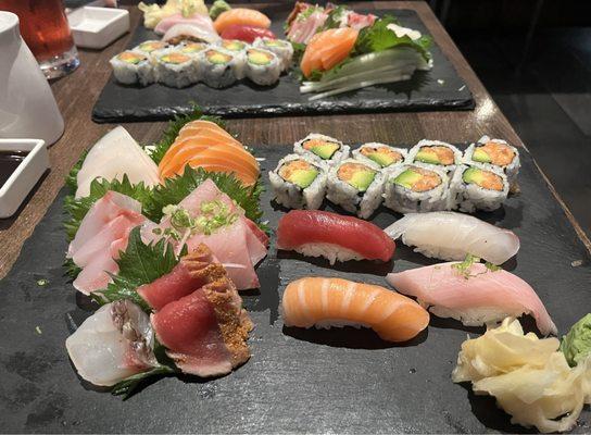 Sushi and Sashimi Combo For 1