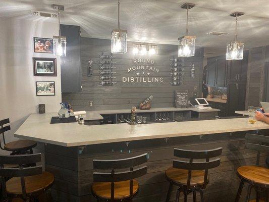 Tasting room bar