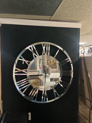 Glass Wall Clock 39 3/8 x 39 3/8