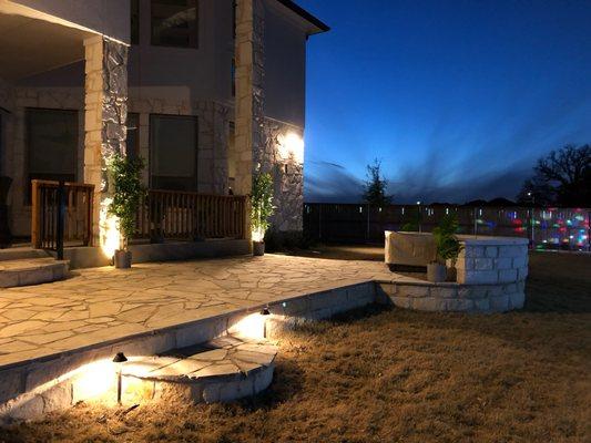 Patio Extension w/ Lighting