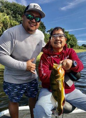 Capt Wayne put my dad on a peacock