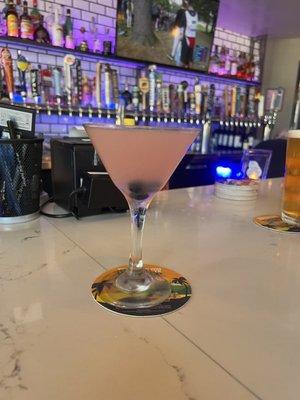 Blueberry martini