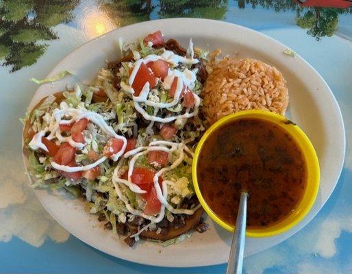 Sopes and Charro Beans