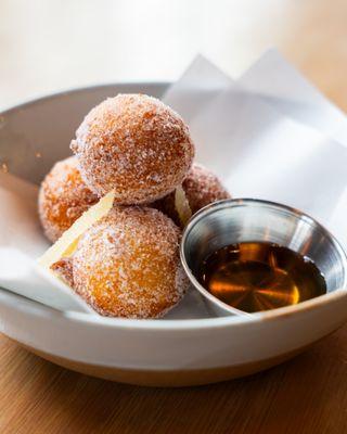 Ginger syrup donuts