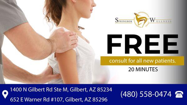 Your initial consultation is always free!