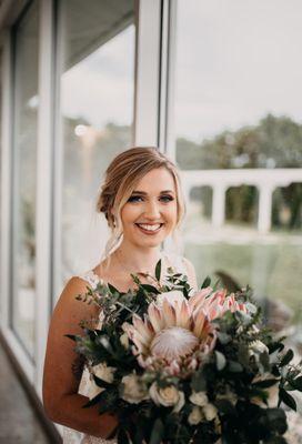 Protea Bridal Bouquet