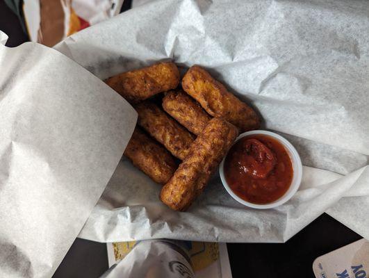 Mozzarella Sticks for $9.