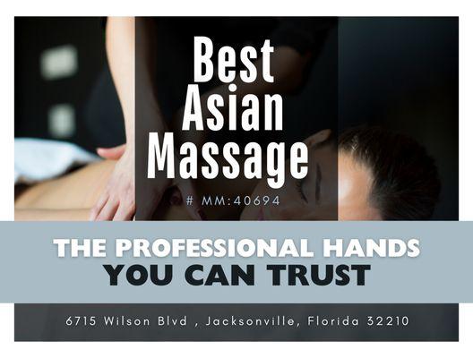 Proud Asian Spa located in Jacksonville, Florida !