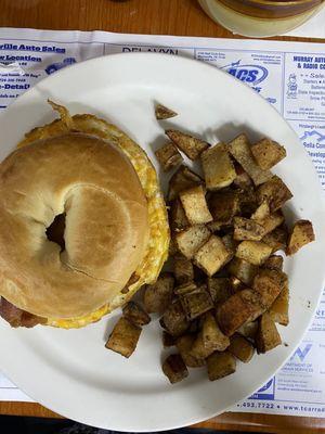 Breakfast sandwich