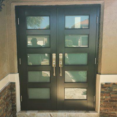 Impact French Door. Hurricane swing doors MIAMI Dade approved.