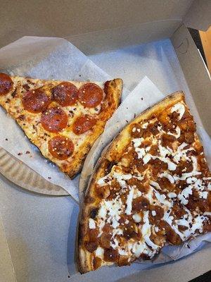 Chicken Pizza , Pepperoni Slice