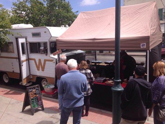 Outta Gas BBQ serving today. We're pairing ours with a 2017 Petite Sirah.