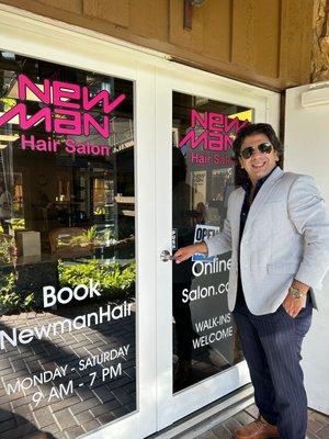 Meet Jason Rostami the Owner, Funder and Master Barber of NewMan Hair Salon.  
 Book Online: www.NewmanHairSalon.com