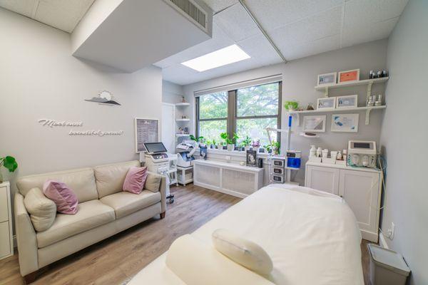 Treatment room interior