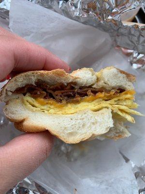 Bacon egg and cheese