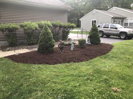 Fresh mulch