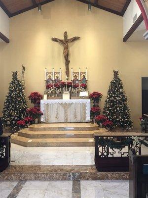 The altar at St. Michael's.