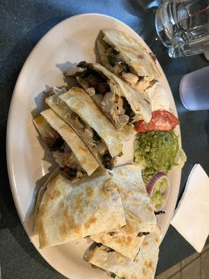 Tammy's Mushroom Fajita Quesadillas!