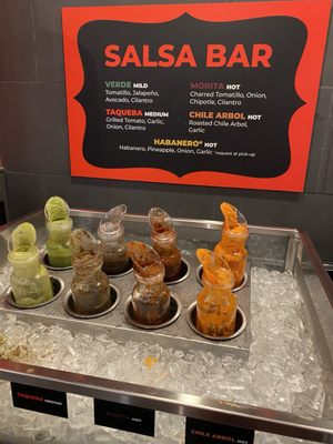 Salsa bar!