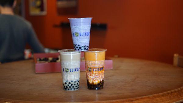 Taro, Jasmine Lavender, Thai Tea