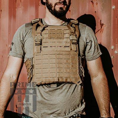 Prime Warrior Prime Armor Plate Carrier. Durable 500d nylon.