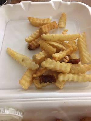 French fries. Tasted like cooked in fish grease