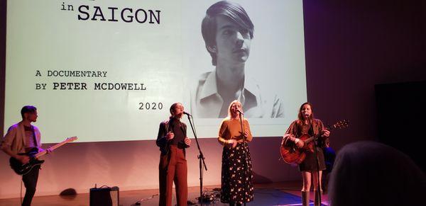 JEMS performing at Peter McDowell's Jimmy in Saigon documentary film fundraiser at SIJCC.