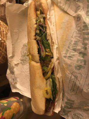 Foot long spicy Italian