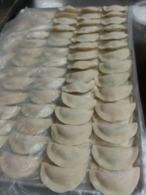 home made shrimp dumpling