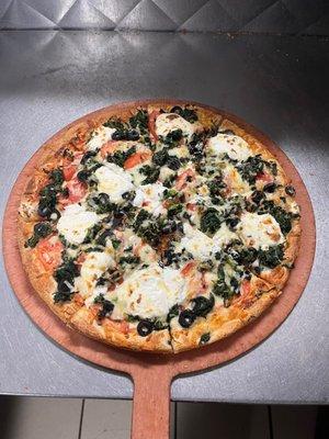 Spinach & Ricotta pizza