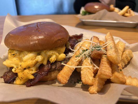 The Problem - Bacon Mac 'n' Cheese Burger