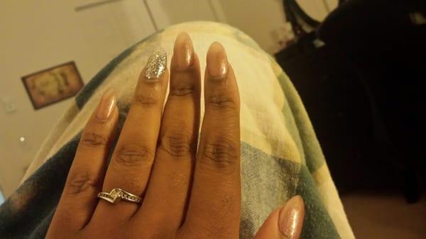 Nails done by Kathy.