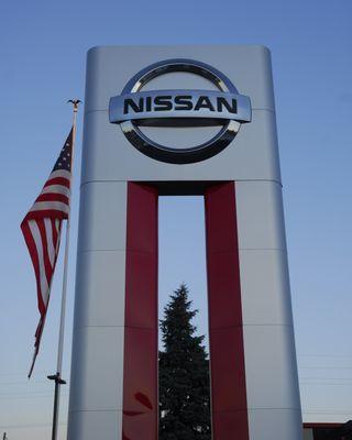 Nissan sign at 333 Dickman Rd. Battle Creek, MI 49037