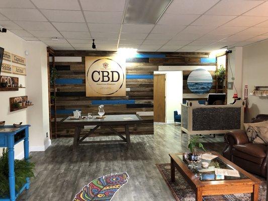 Inside CBD American Shaman Decatur store. Welcome and please come visit and learn about the natural way of living.