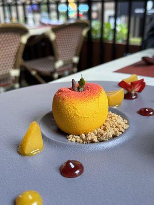 The Famous AG Peach dessert