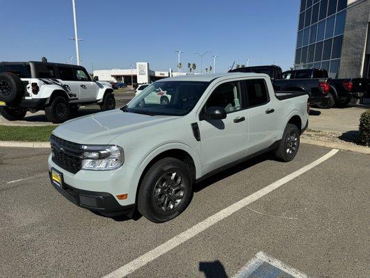 2024 Ford Maverick Hybrid, my husbands work truck.