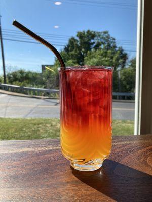 Mango hibiscus lemonade (July special)