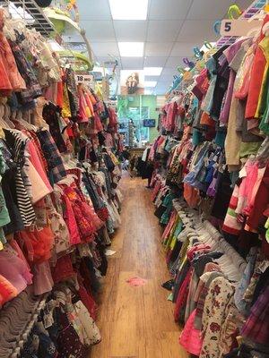 Clothes shopping for the kids