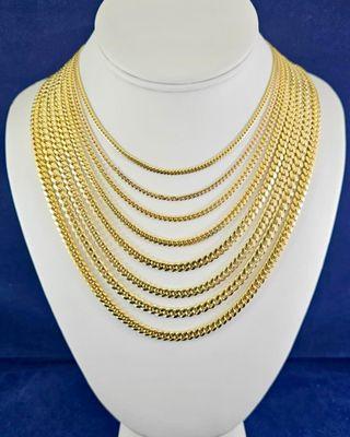 Cuban Link Chains 14kt