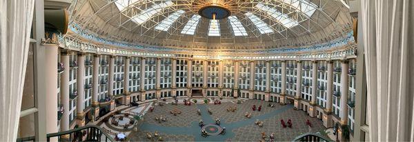 Atrium - built in 1901, largest dome building in US until the Astrodome was built