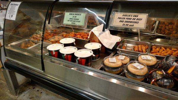 Hot items in Deli - Chicken Pot Pies are only $4!